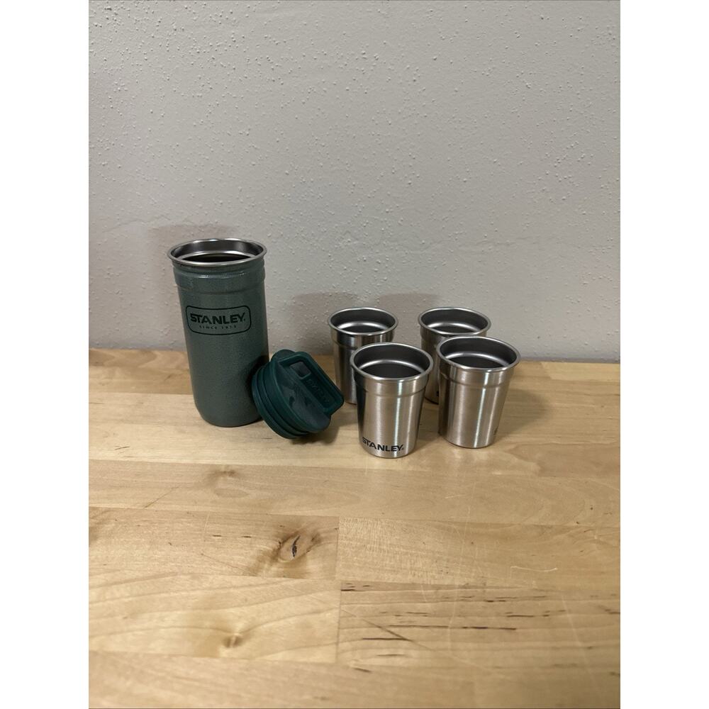 Stanley Adventure Stainless Steel Packable 2oz Shot Glass Set (4)